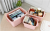 Macaron ribbon cover small rattan receiving box household creative hand - held pattern clutter sorting box