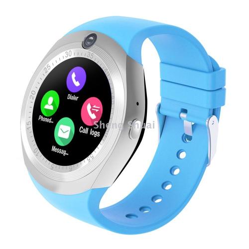 Y1s round Screen Bluetooth Smart Watch QQ WeChat Sports Watch Strap Camera Smart Wearable Device Watch