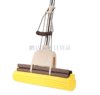 Factory direct sale 27 double row plastic fork steel bar bending rubber and cotton mop
