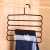 Multi-function five-layer trousers rack candy colored plastic trousers rack receive tie rack