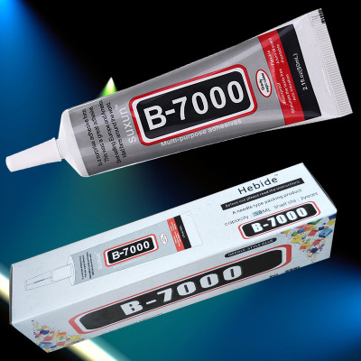 B7000 glue box is equipped with 50ML mobile phone screen with needle to repair strong glue glass rubber wood paper