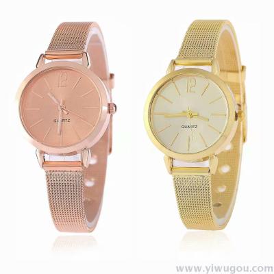Foreign trade hot style fashion hot - selling small net with ladies watch college style student watch