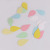Holiday Party Supplies Colorful Water Drop Paper Flower Pull Bar Ornaments