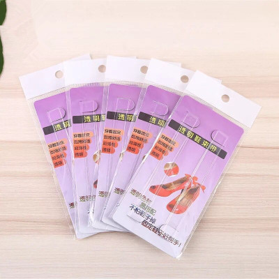 The new style silicone transparent shoes lace free tie fastening anti-loose manufacturers direct-selling a large number of wholesale