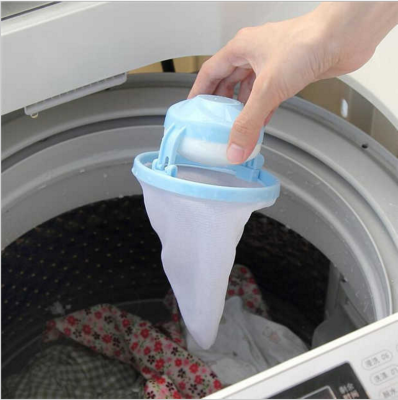 Flotation Bag Washing Machine Lint Roller Filter Mesh Bag Hair Filter Laundry Hair Remover