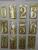 Alphanumeric Arabic numerals gold and silver numerals self-adhesive characters