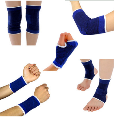 Ankle Support Sprain Protection Sports Summer Thin Basketball Knee Pad Foot Pad Hand Protector Wrist Pad Elbow Pad Men and Women Protective Gear Set