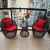Bird's Nest Rattan Chair Three-Piece Tea Table Five-Piece Balcony Table and Chair Combination Modern Simple Living Room Casual Weaving Chair