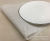 Dining Table Cushion White Placemat PVC Waterproof Western-Style Placemat Heat Proof Mat Simple Placemat Oil-Proof Bowl Placemat Scald Preventing Met