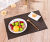 European-Style Rectangular PVC Western-Style Placemat Heat Proof Mat Dining Table Cushion Coasters Coaster Placemat Tableware Mat Simple Washable