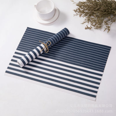 Nordic creative heat insulation pad, non - slip to use PVC waterproof pad table pad high temperature resistant thickened table pad western food pad home