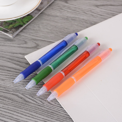 Office learning plastic stationery easy to press the ball pen creative advertising ball customized wholesale