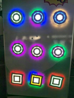 Tricolor LED panel lamp