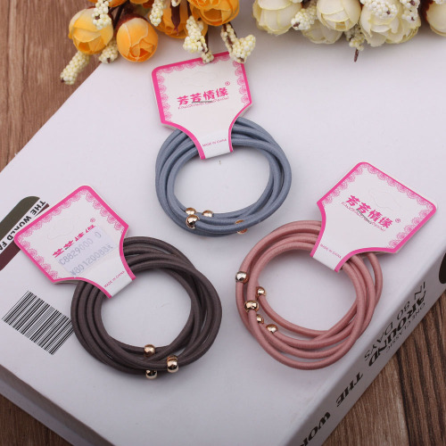 stall korean rubber band hair rope small fresh headwear mori girl tie hair rope student ponytail hair ring hair accessories