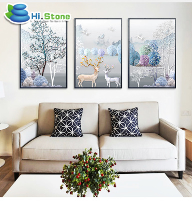Modern simple living room dining room cross-stitch diamond painting decorative painting oil painting masonry embroidery