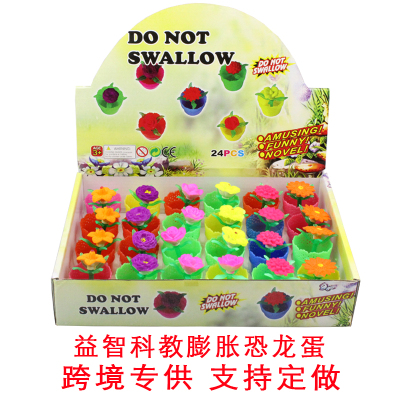 Bubble water expansion plant big flower creative toys absorbing water expansion new unique toys wholesale
