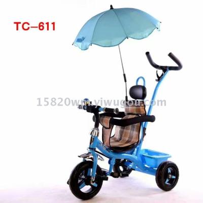 Tricycle manufacturers direct new one-key installation of children's baby three-in-one 2-5-year-old toys