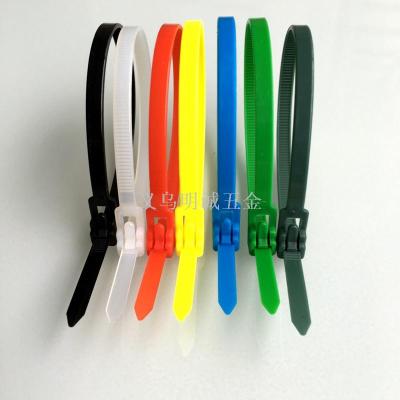 Nylon tie 7.2x350mm plastic tie wire fixed base buckle bale strangle dog large tie wire belt wholesale