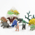 Jurassic imitation dinosaur model set plastic children's toy trex stegosaurus triceratops dinosaur toys