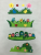 School Classroom Layout Kindergarten Environment Layout Non-Woven Fabrics Flower Fence Corner Sticker