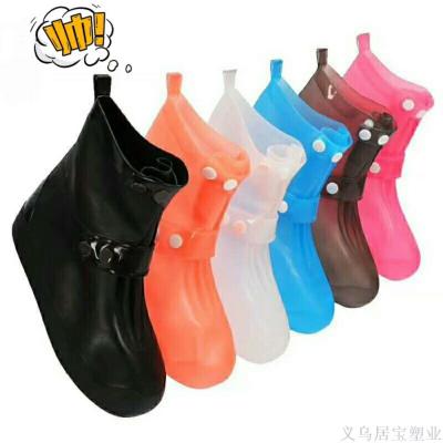 injection moulded rain shoes set waterproof slippery thickening wear-resistant adult rain shoes set waterproof 