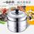 Stainless steel pan with 2 layers, 3 layers, multi-layer, multi-layer and thickened evaporator family  soup pot