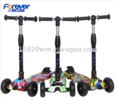 New model children skateboard car scooter children's car yo-yo toy manufacturers direct sale 2-6 year old children