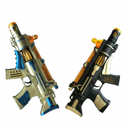 Manufacturer wholesale children's toys space gun light gun seven color flashing music rifle electric gun toys