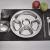 Stainless steel thickening and thickening round dividing fast food plate children's canteen kindergarten dining plate