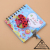 Portable and cute creative with a lock design coil notepad portable notebook in various colors