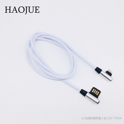 Hot style high - view double - bend charging line fortress night game dedicated data line eu CE RoHS certification