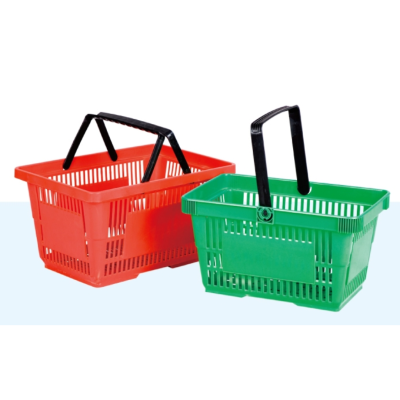factory direct wholesale plastic basket for shopping supermarket 