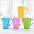 Lovers' mouthwash cup simple thickening water cup double color brushing cup