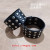 Metal rivet leather bracelet metal punk leather wrist bracelet bracelet star bracelet bracelet