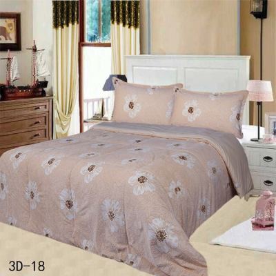 Yiwu Manufacturers Export European and American 3D Super Soft Flannel Lambswool Quilted Three Or Four Piece Suit Quilt