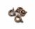 DIY accessories yueliang metal accessories accessories spring buckle necklace button simulation necklace button
