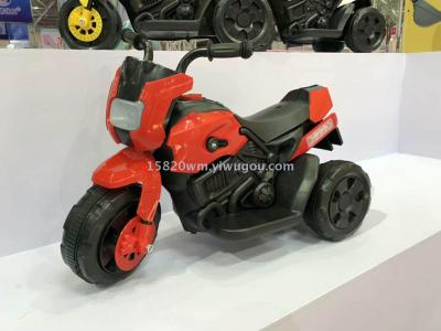 Children's tricycle motorcycle baby stroller engineering car USB interface children's car electric toys