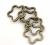 DIY accessories accessories yueliang metal accessories accessories meihua key ring special-shaped hanging key 