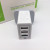 Three USB port charger head original home charger with 2.4a current with CE and RoHS certification