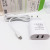 High grade household charger 2A charging speed charging head with double USB cable with CE and RoHS certification