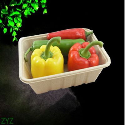 Environmentally friendly biodegradable disposable lunch box creative packaging box square snack box food packaging box