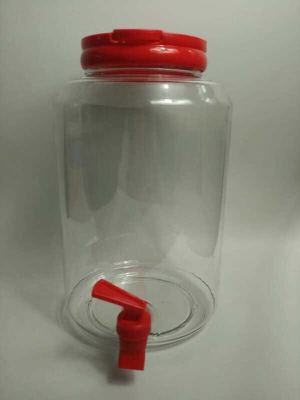 5L plastic cold water bottle with faucet juice bottle