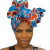 Foreign trade Africa, South America, American fashion products, two-sided polyester batik cloth scarf head scarf