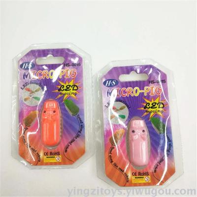 Vibrating Crawling Luminous Pig New Exotic Toy Factory Direct Sales Stall Supply Yiwu Wholesale