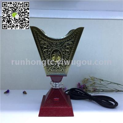 Explosion 2018 hot - selling new Arab alloy plug electric incense burner household decoration crafts