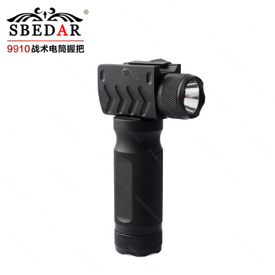 LED flash metal flashlight with strong flashlight tactics grip torch