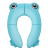 Folding child potty seat