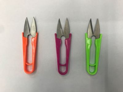 Bulk packing in single OPP bag of color plastic yarn scissors mixed color yarn scissors