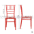 Factory Wholesale Plastic Chair Bamboo Chair Dining Chair Outdoor Wedding Banquet Hotel Negotiation Dining Table and Chair Pp Chair
