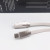 Silicone noodle wire alloy head phone data cable convex point flat charging line android or apple